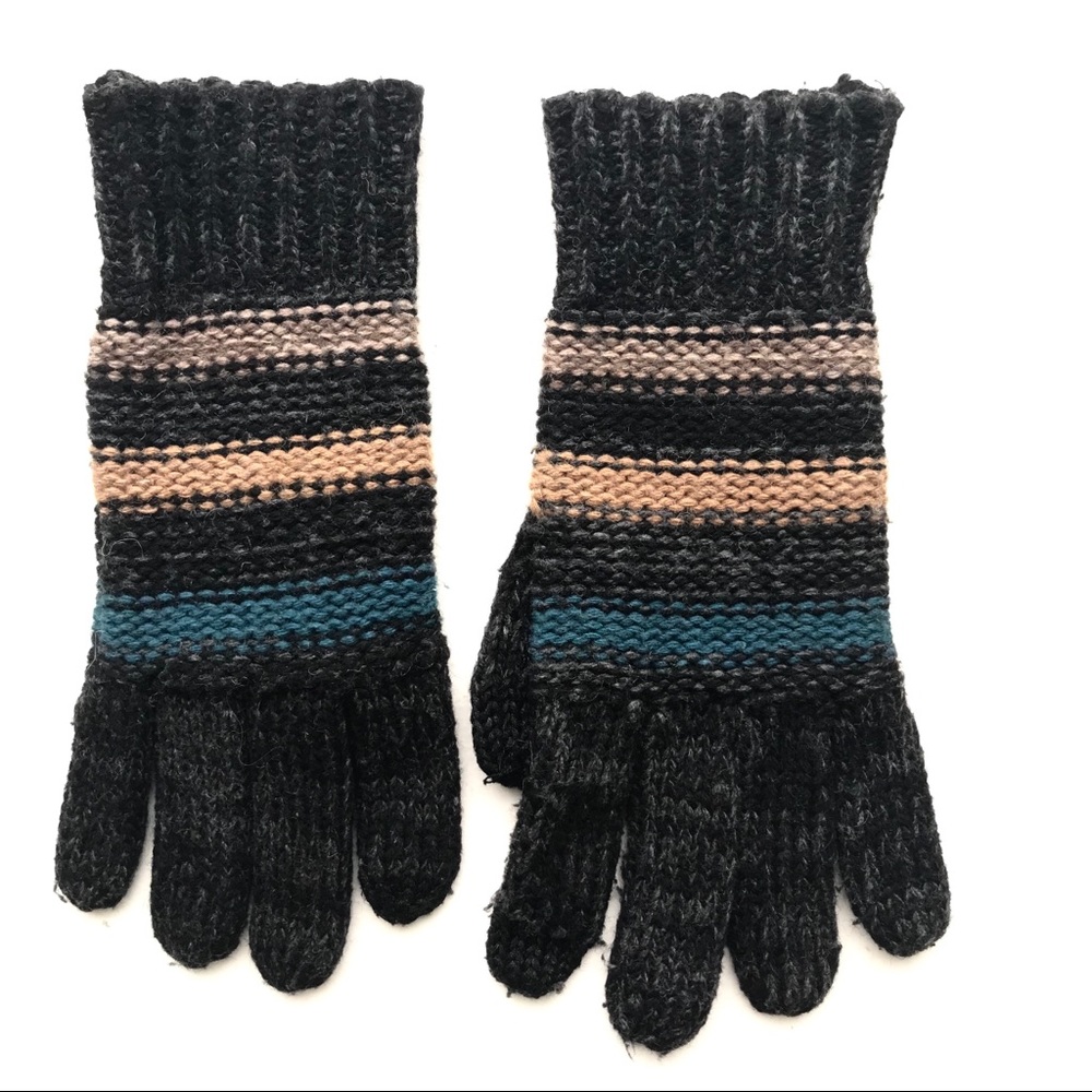 Free People Striped Gloves